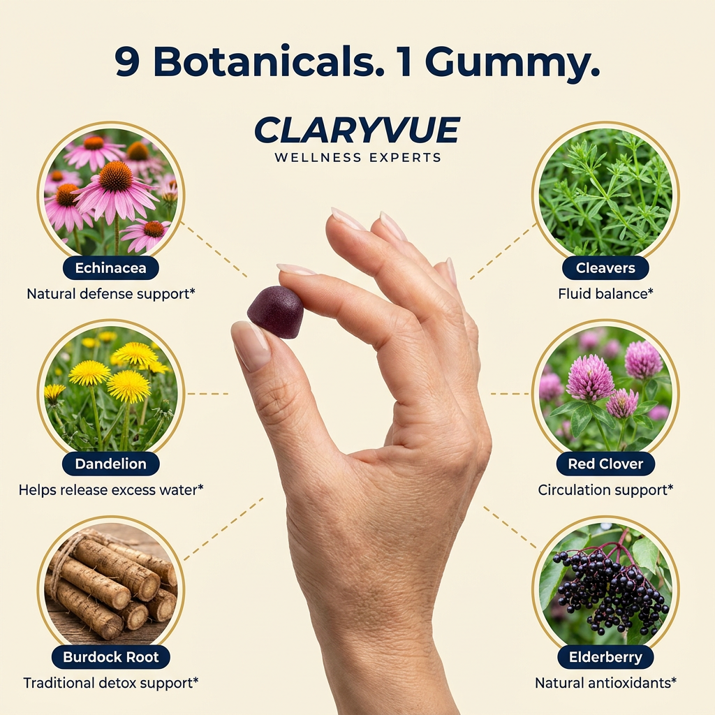 CLARYVUE 9-in-1 Lymphatic Drainage Complex